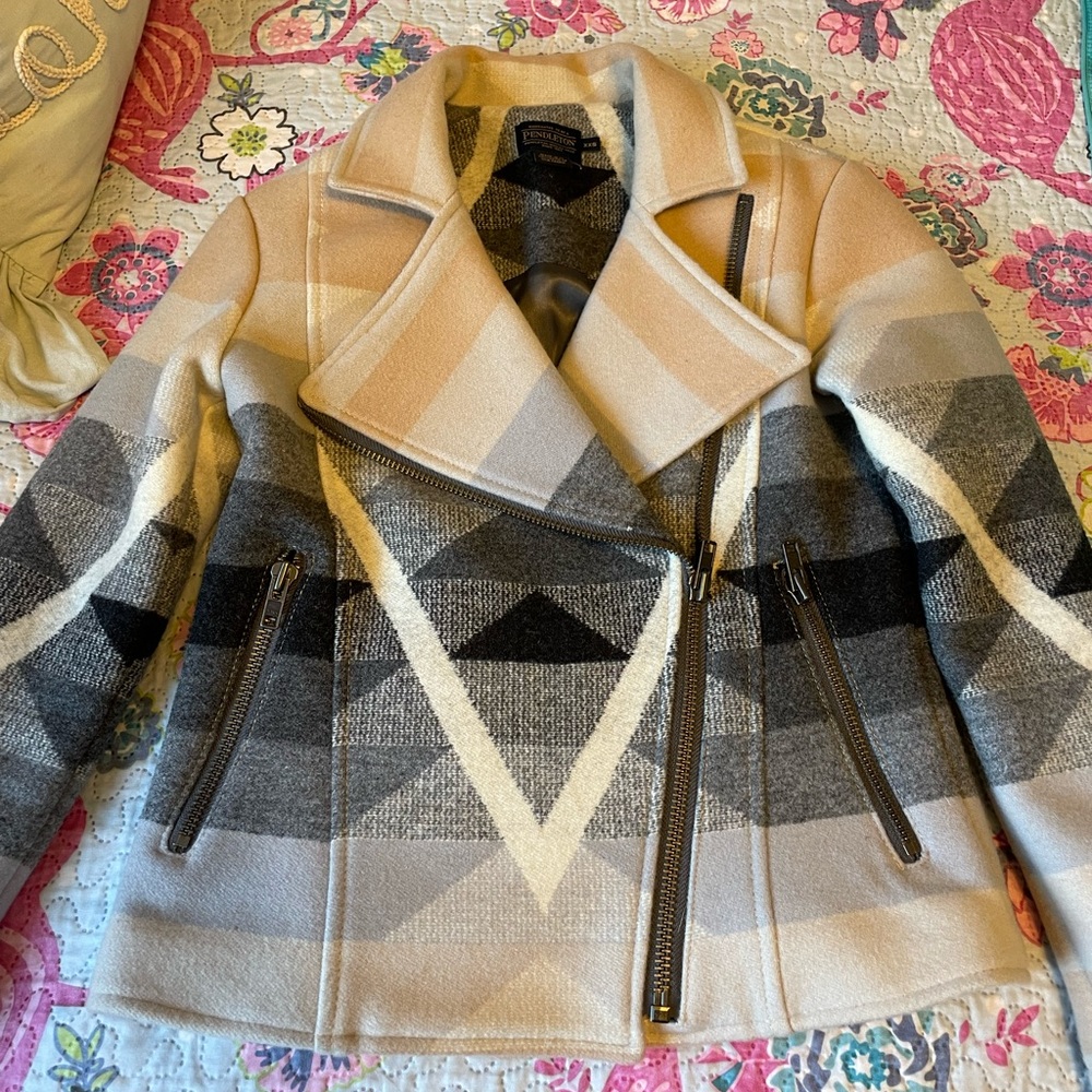 Pendleton Genuine Wool Aztec Moto Jacket